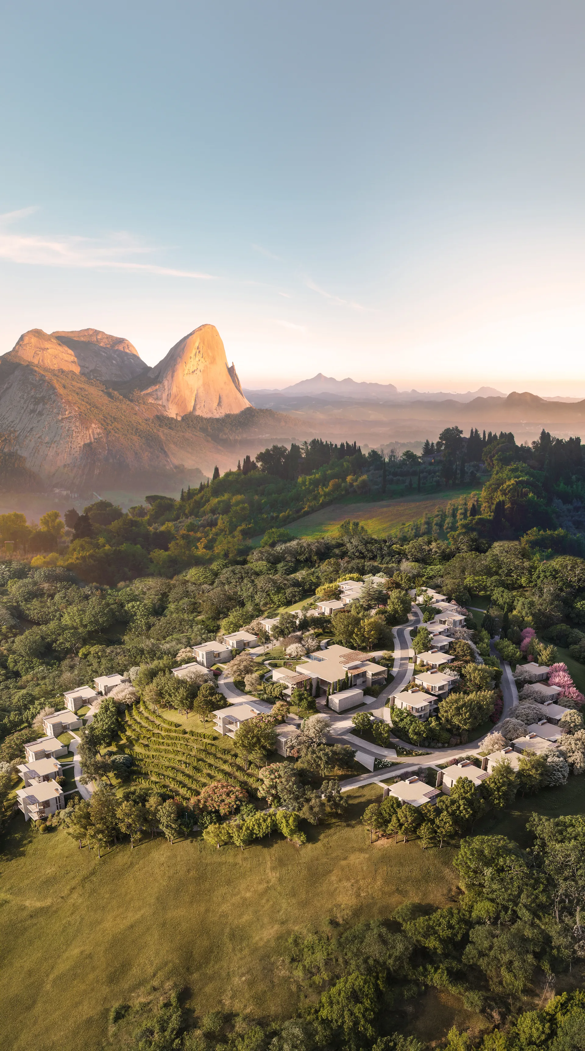 Paisagismo integrado à natureza