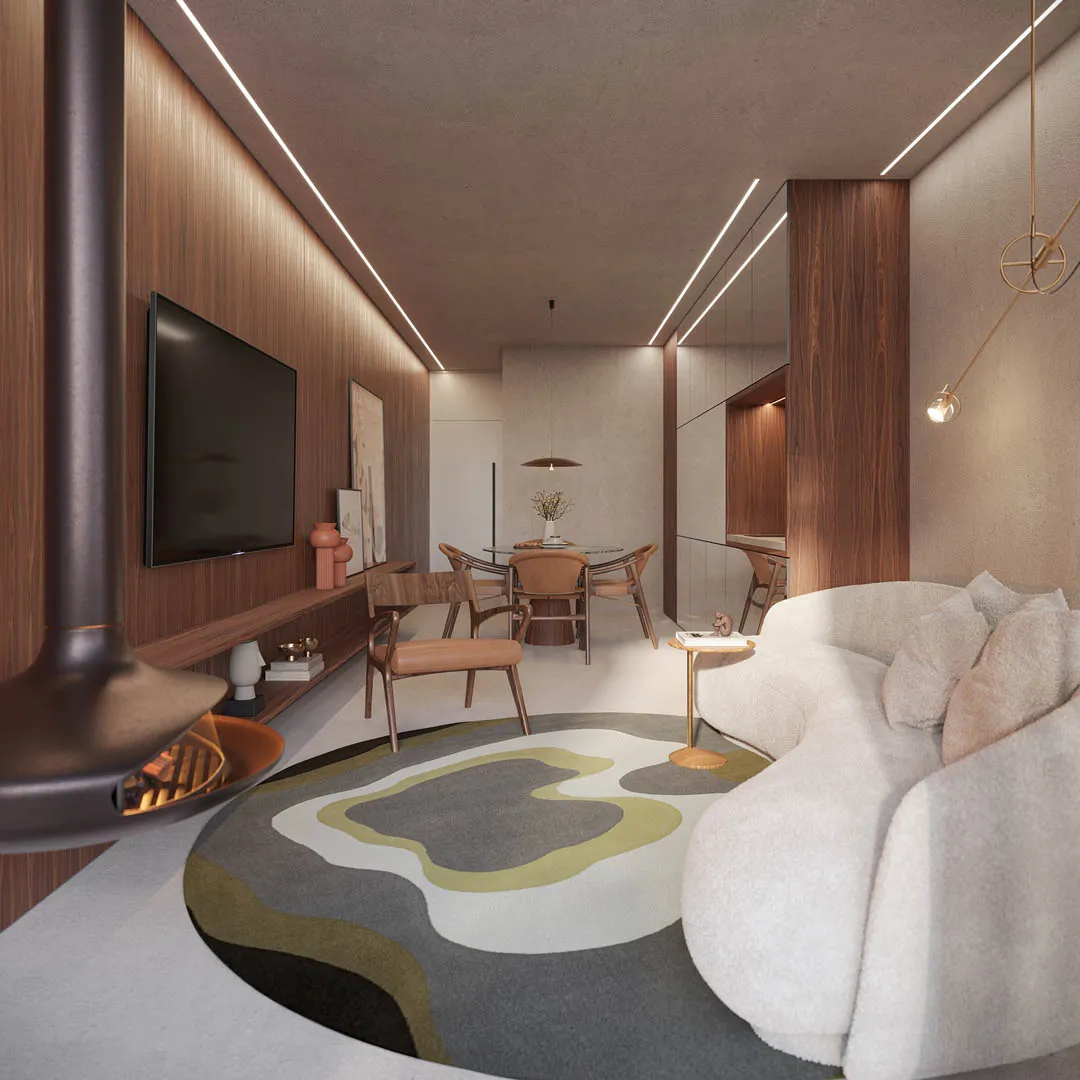 Sala Apartamento 2 Quartos